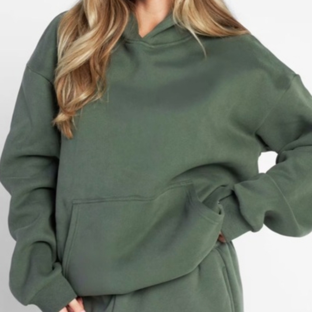 Comfrt Forest Green Hoodie Size Small